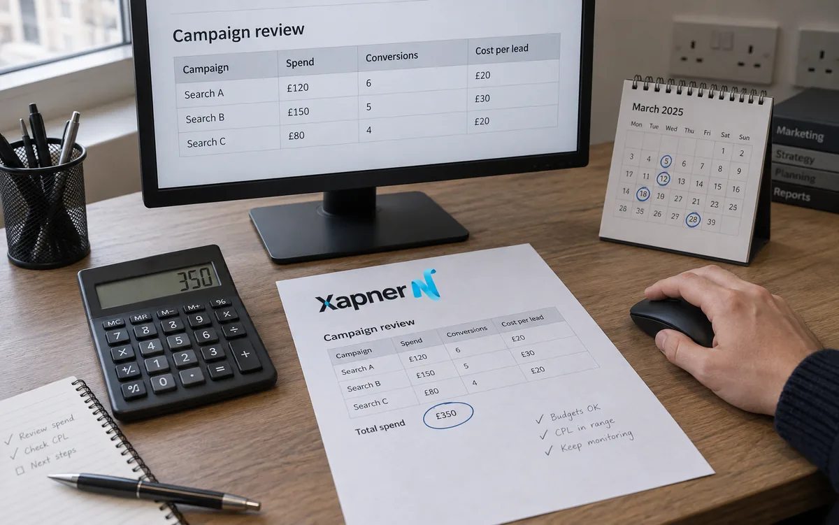 PPC and Google Ads Management service example